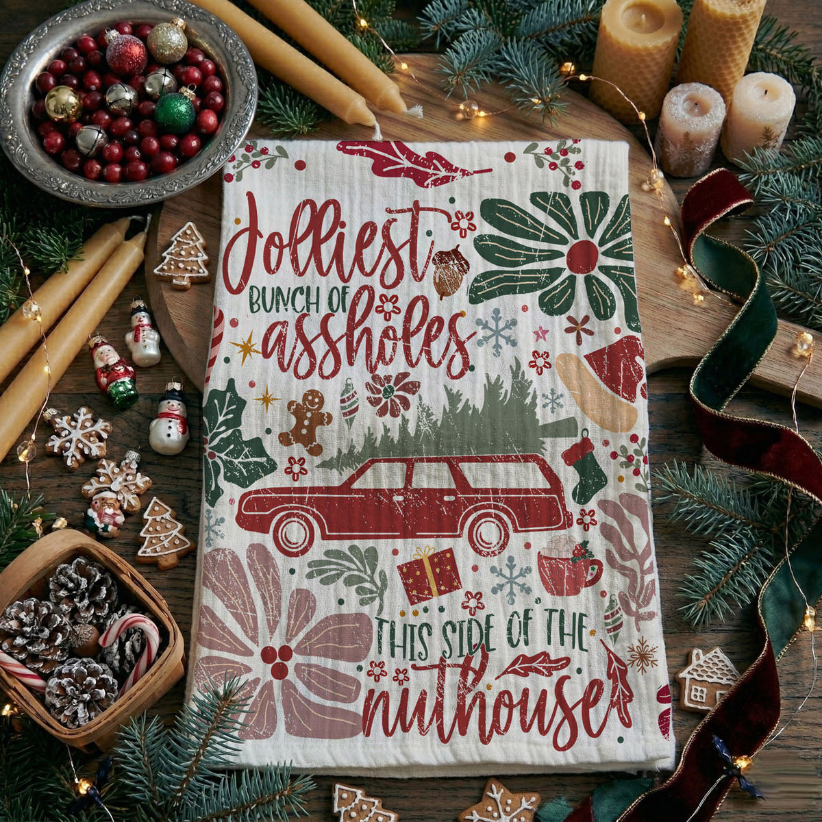 Griswold & Co. Tree Farm Christmas Kitchen Towel