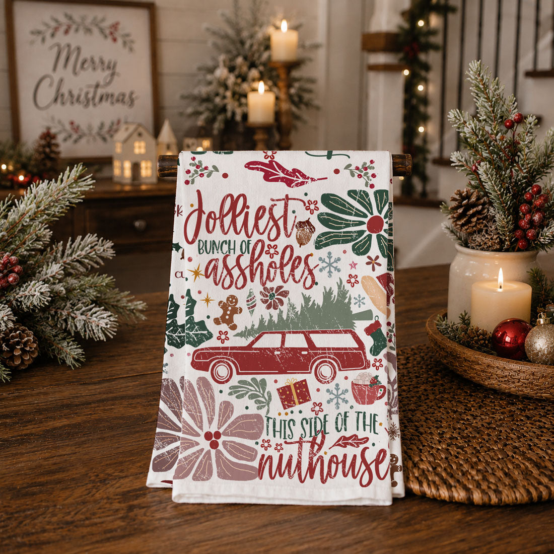 Griswold & Co. Tree Farm Christmas Kitchen Towel
