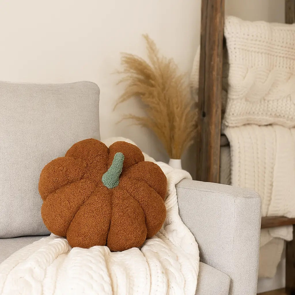 Plush Teddy Velvet Pumpkins