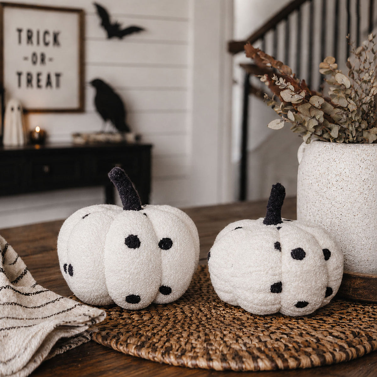 Plush Teddy Velvet Pumpkins
