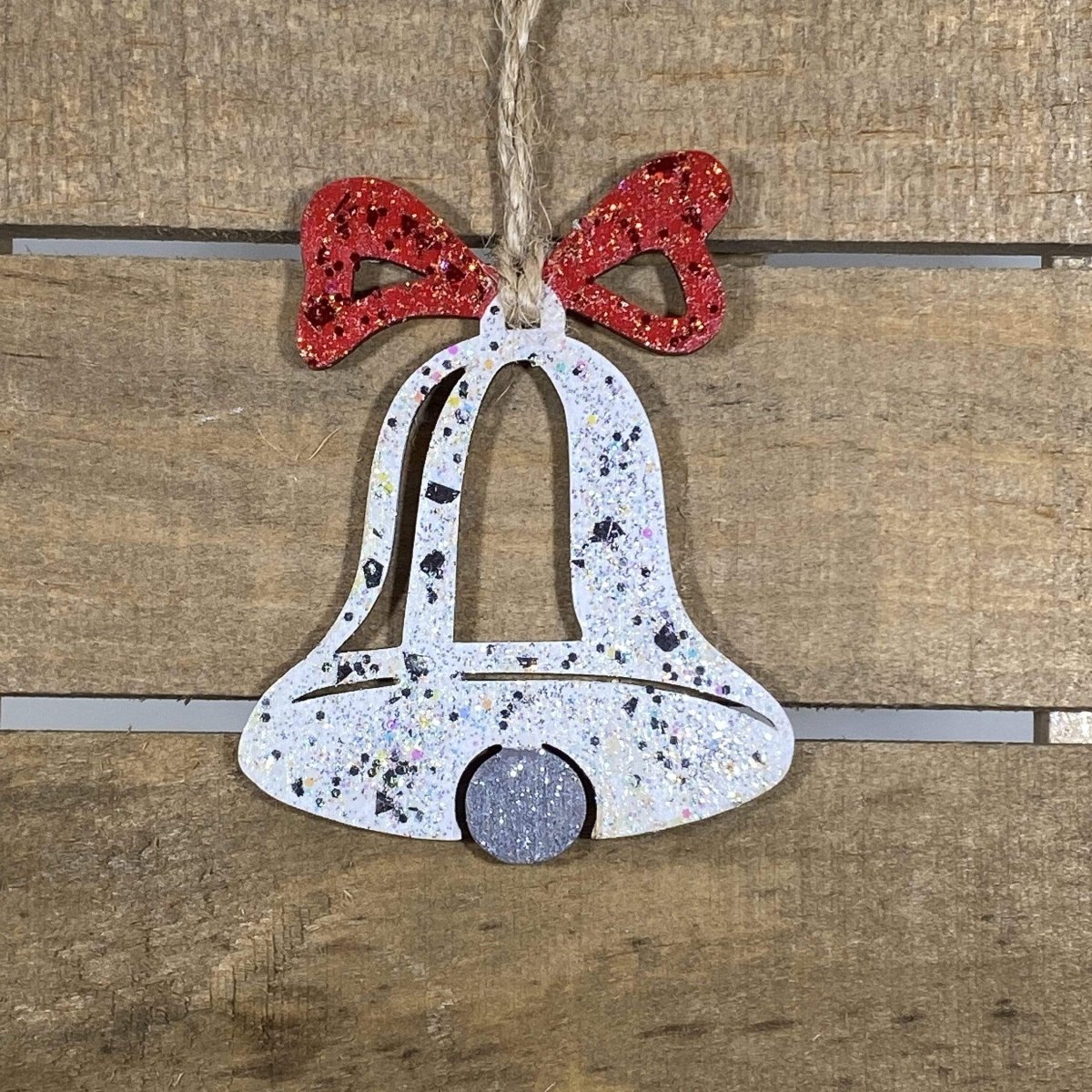 Christmas Bell Wooden Ornament | Classic Holiday Tree Decor
