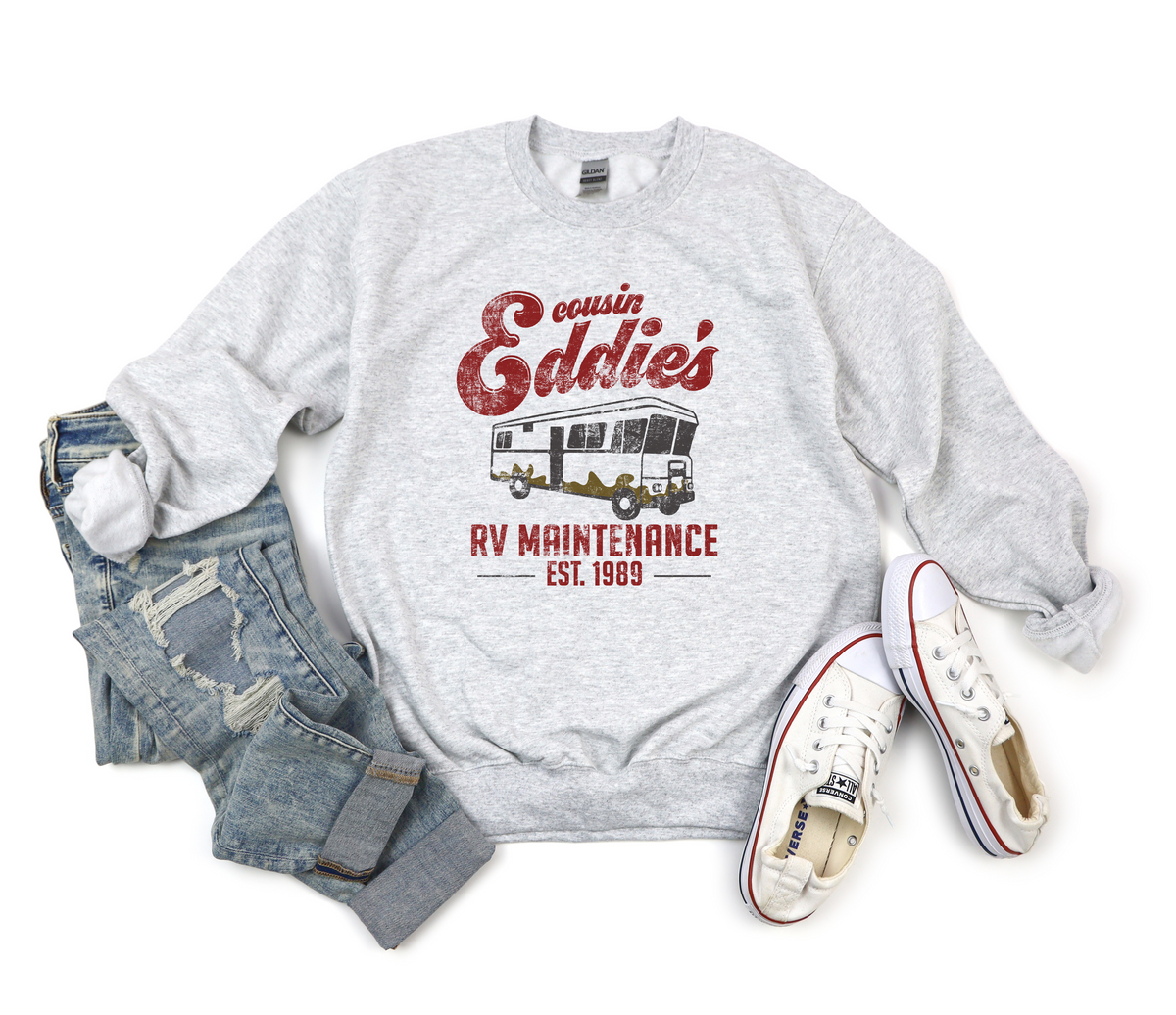 Cousin Eddie's RV Maintenance Crewneck Sweatshirt
