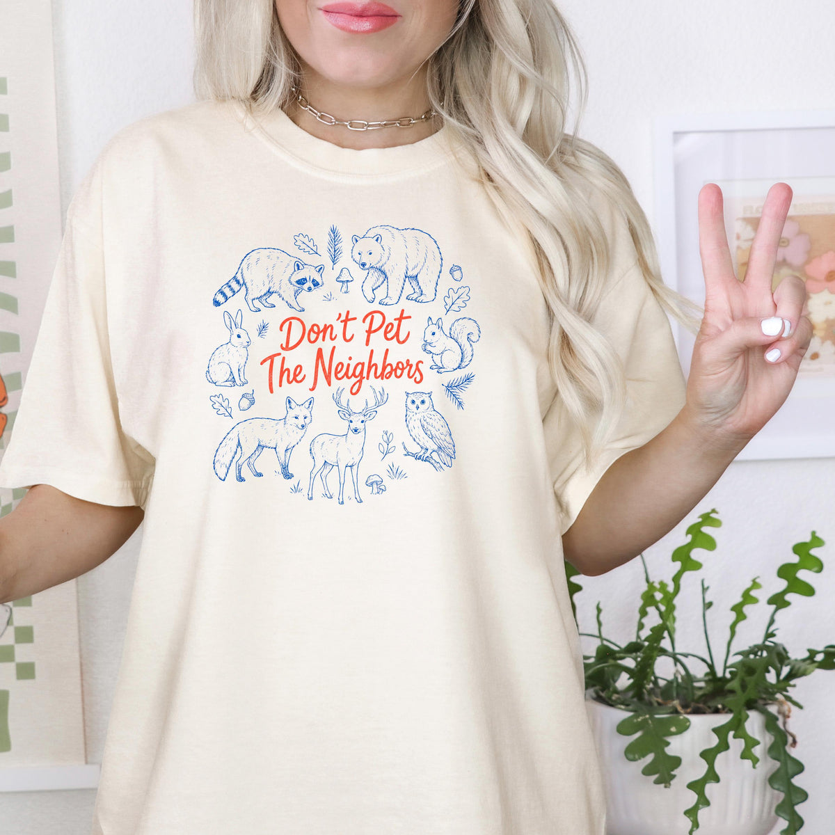 Don't Pet the Neighbors Comfort Colors T-Shirt