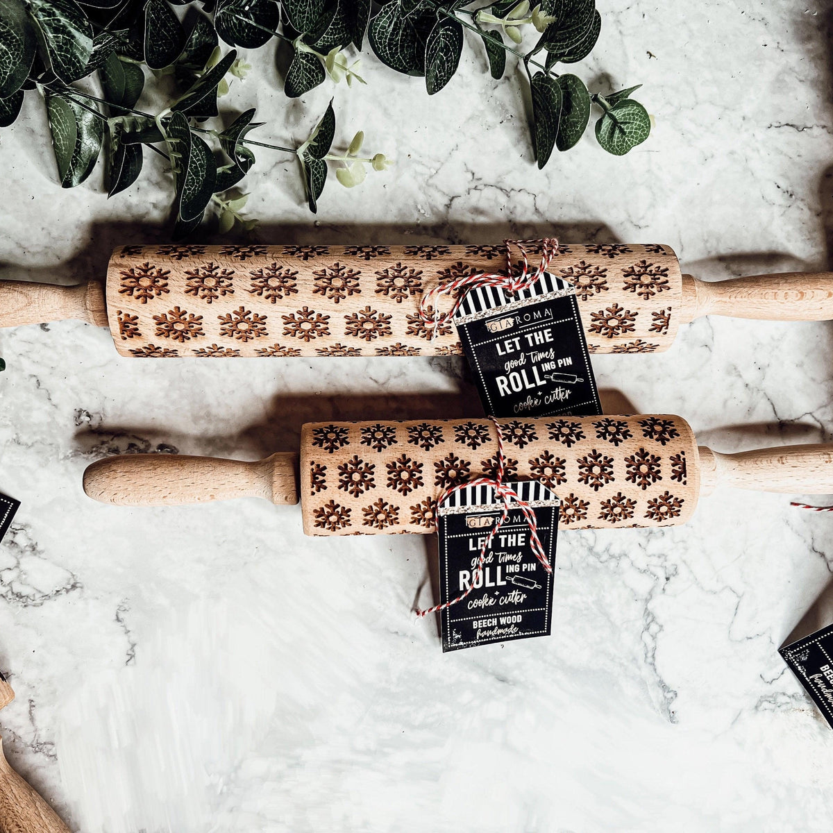 Embossed Christmas Rolling Pin | 10 Designs