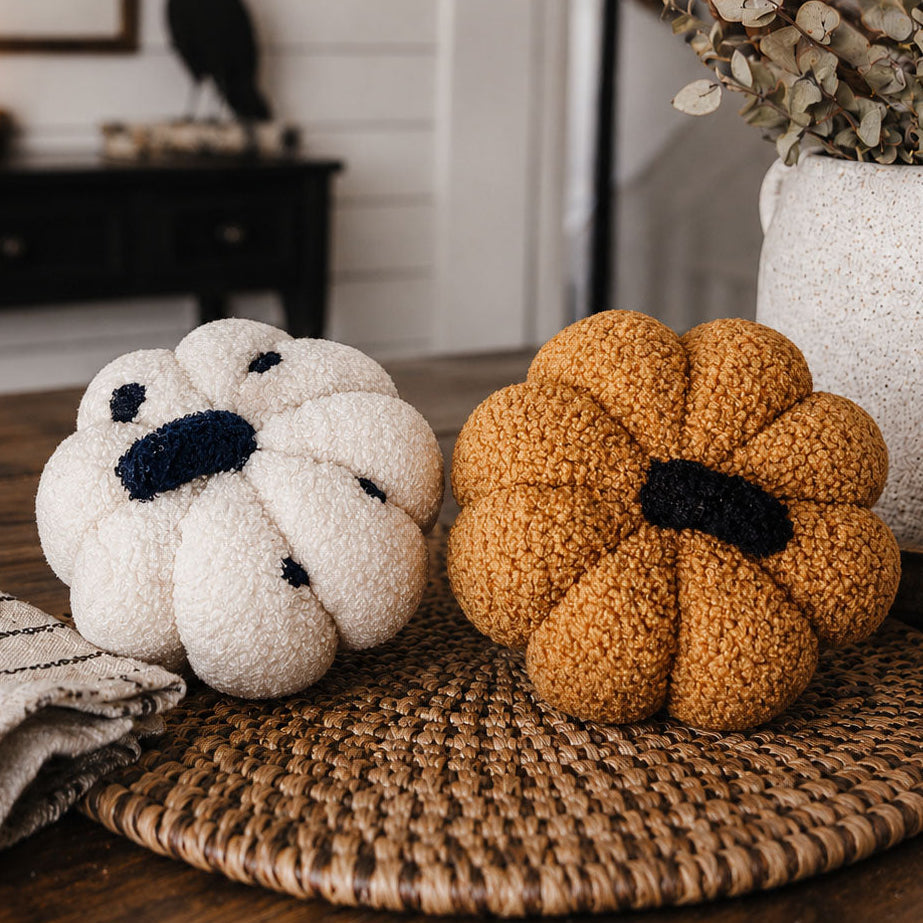 Plush Teddy Velvet Pumpkins