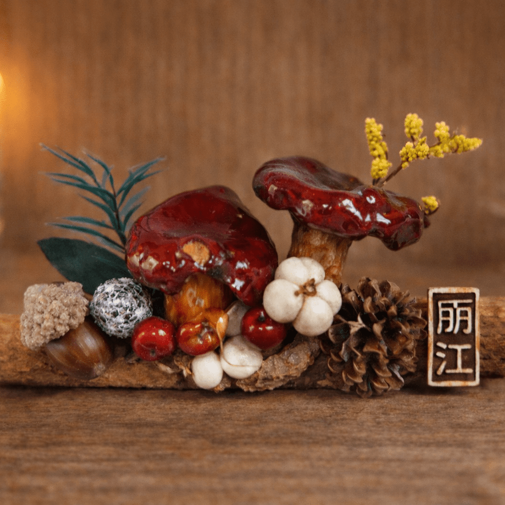Handcrafted Real-Mushroom Fridge Magnets