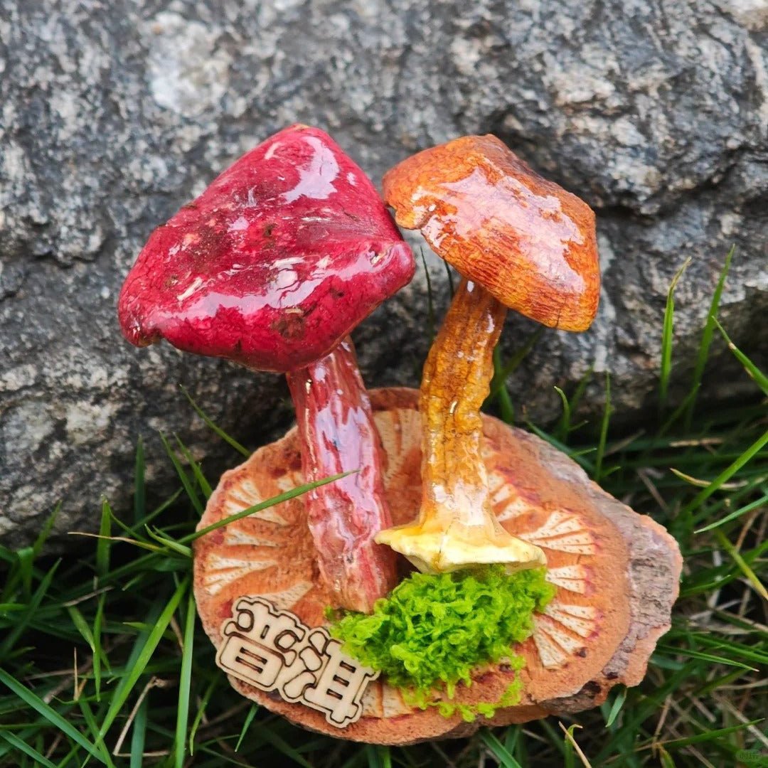 Handcrafted Real-Mushroom Fridge Magnets