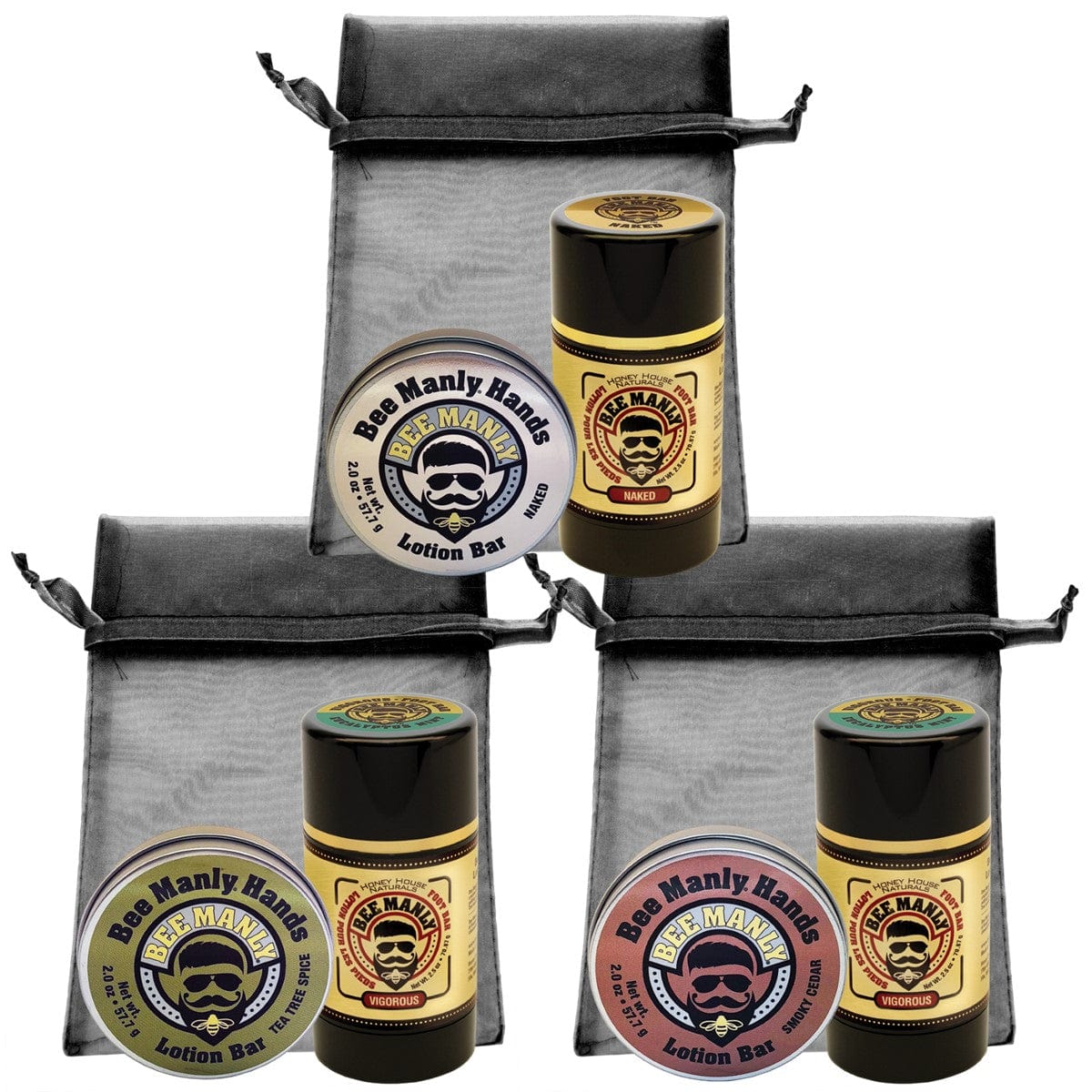Bee Manly Hands & Feet Lotion Gift Set