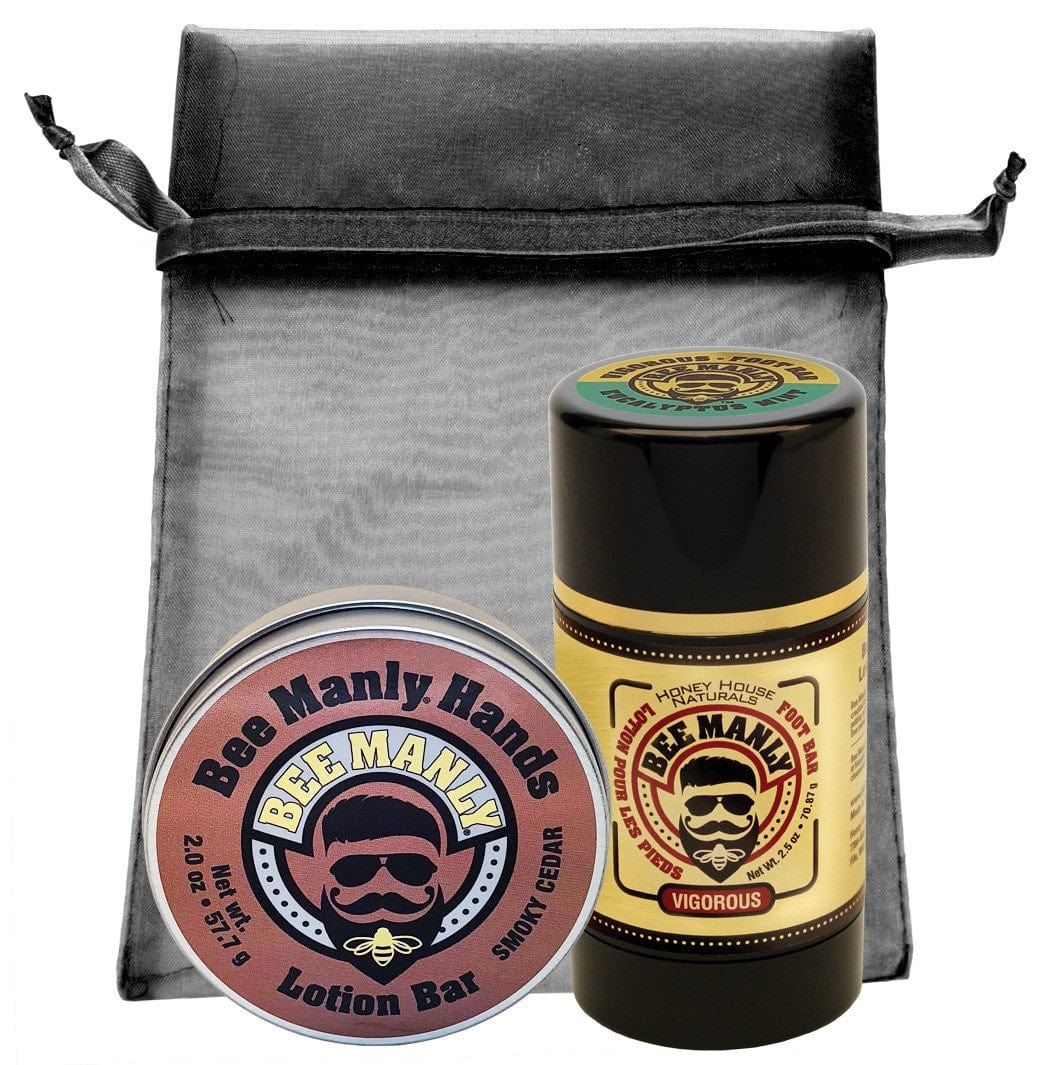 Bee Manly Hands & Feet Lotion Gift Set