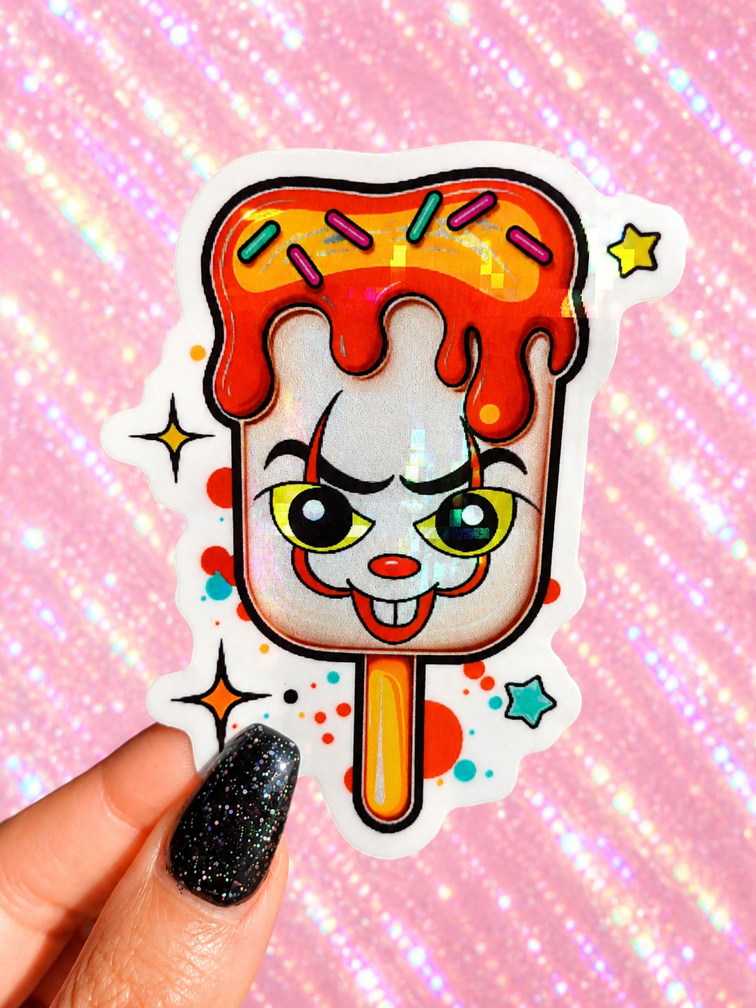 Horror Icecream Pop Halloween Sticker