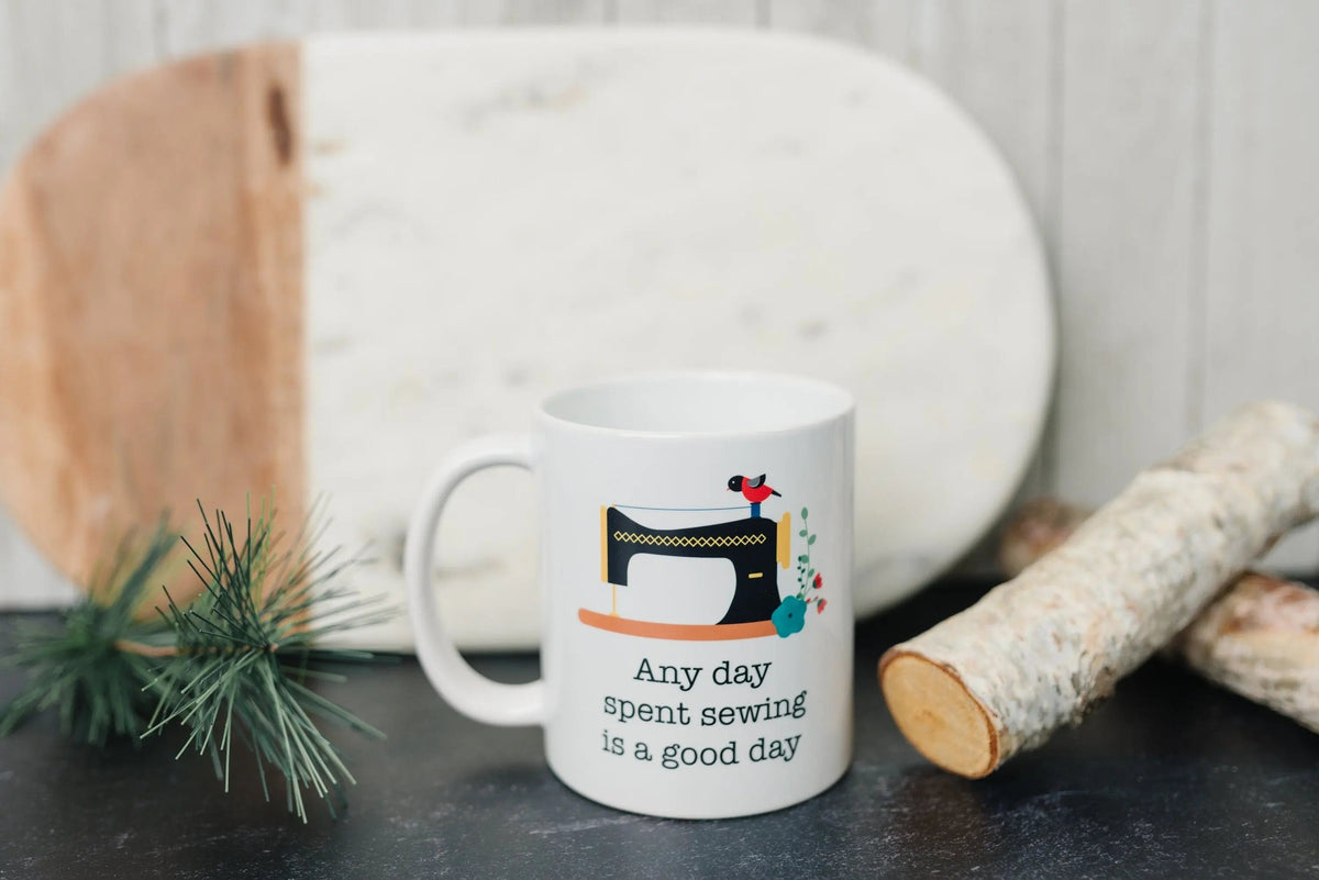 Any Day Spent Sewing Is a Good Day Coffee Mug
