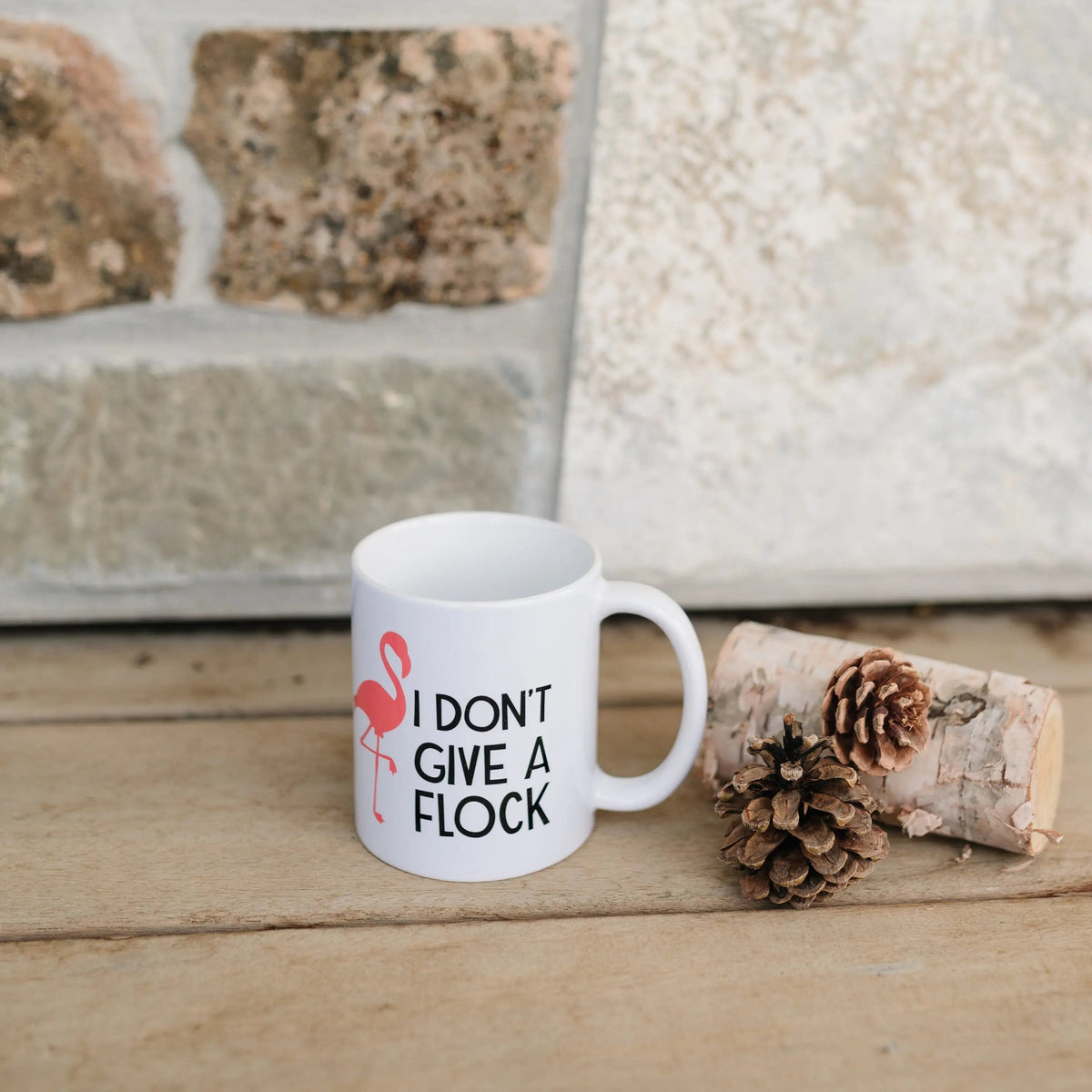 I Don’t Give a Flock Flamingo Coffee Mug