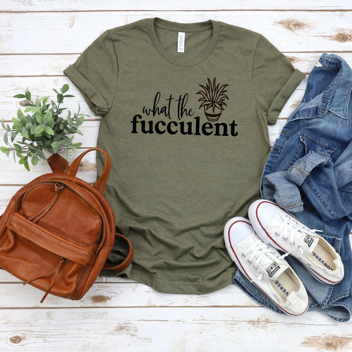 What The Fucculent Plant Mom Shirt | Funny Succulent Lover Tee