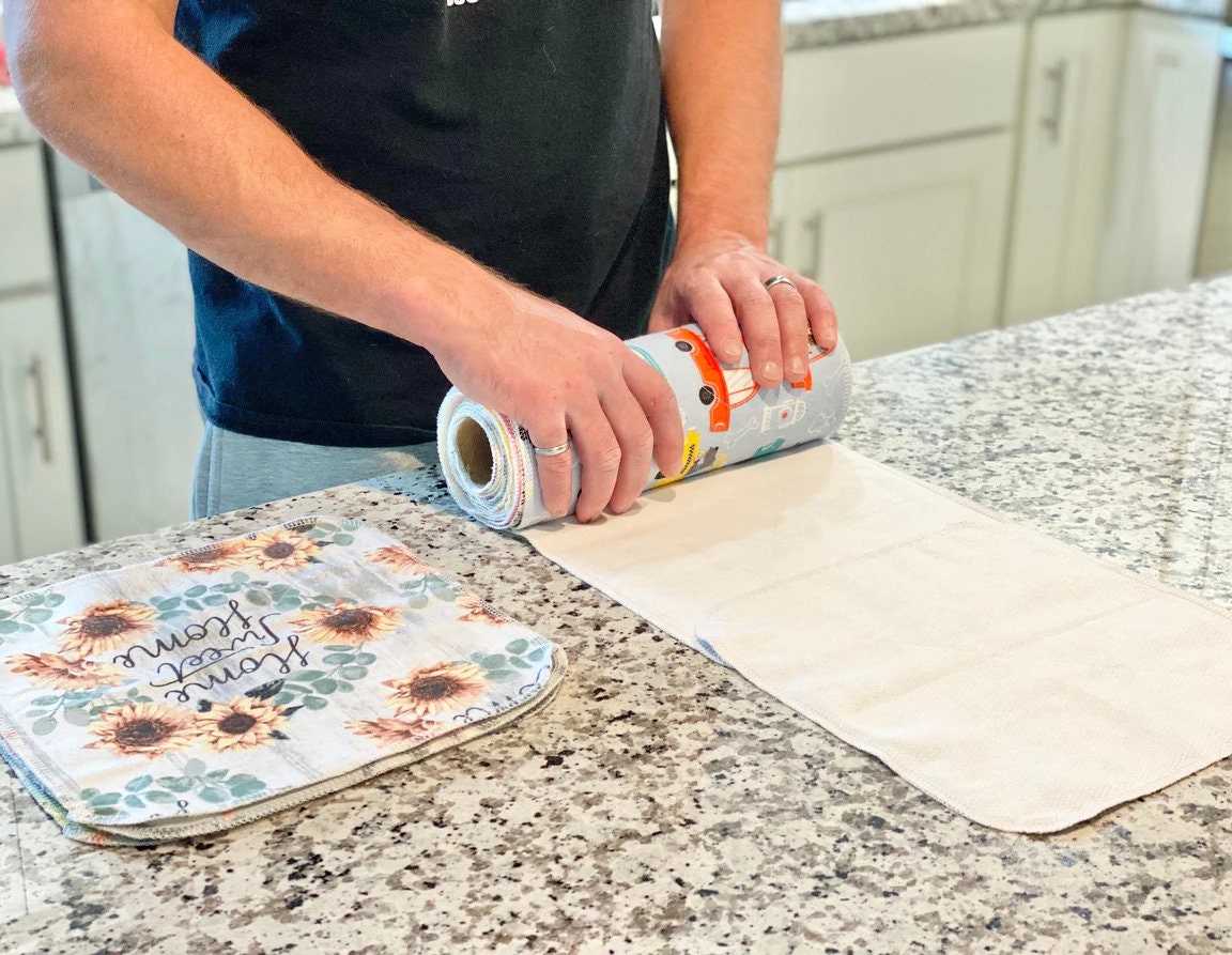 Reusable Paper Towels--Olden Bouquets