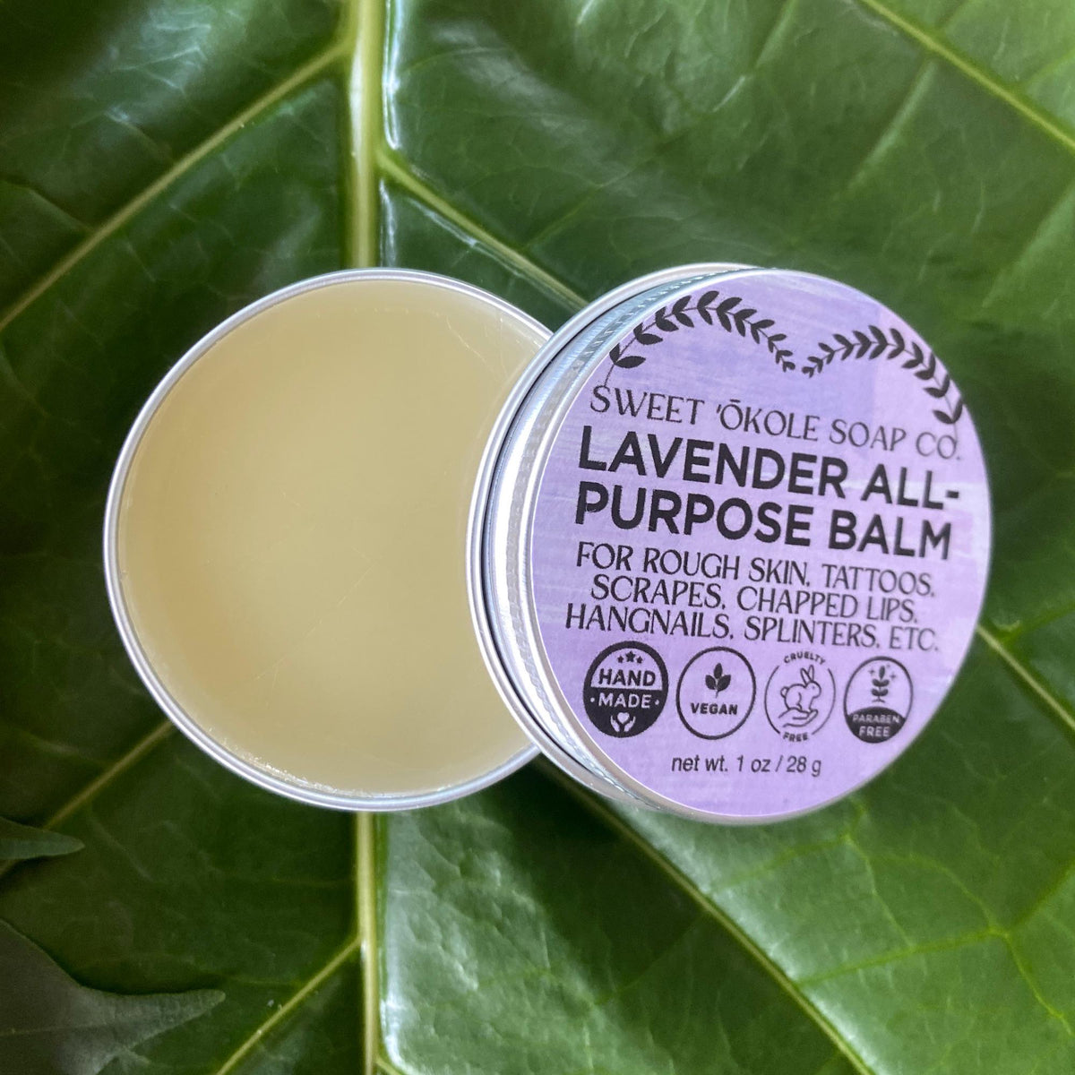 Lavender All-Purpose Balm | Handmade Skin & Lip Salve | 1 oz