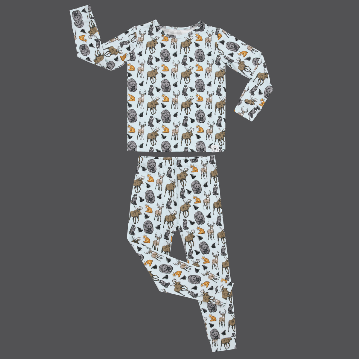Into the Wild Woodland Kids Pajama Set