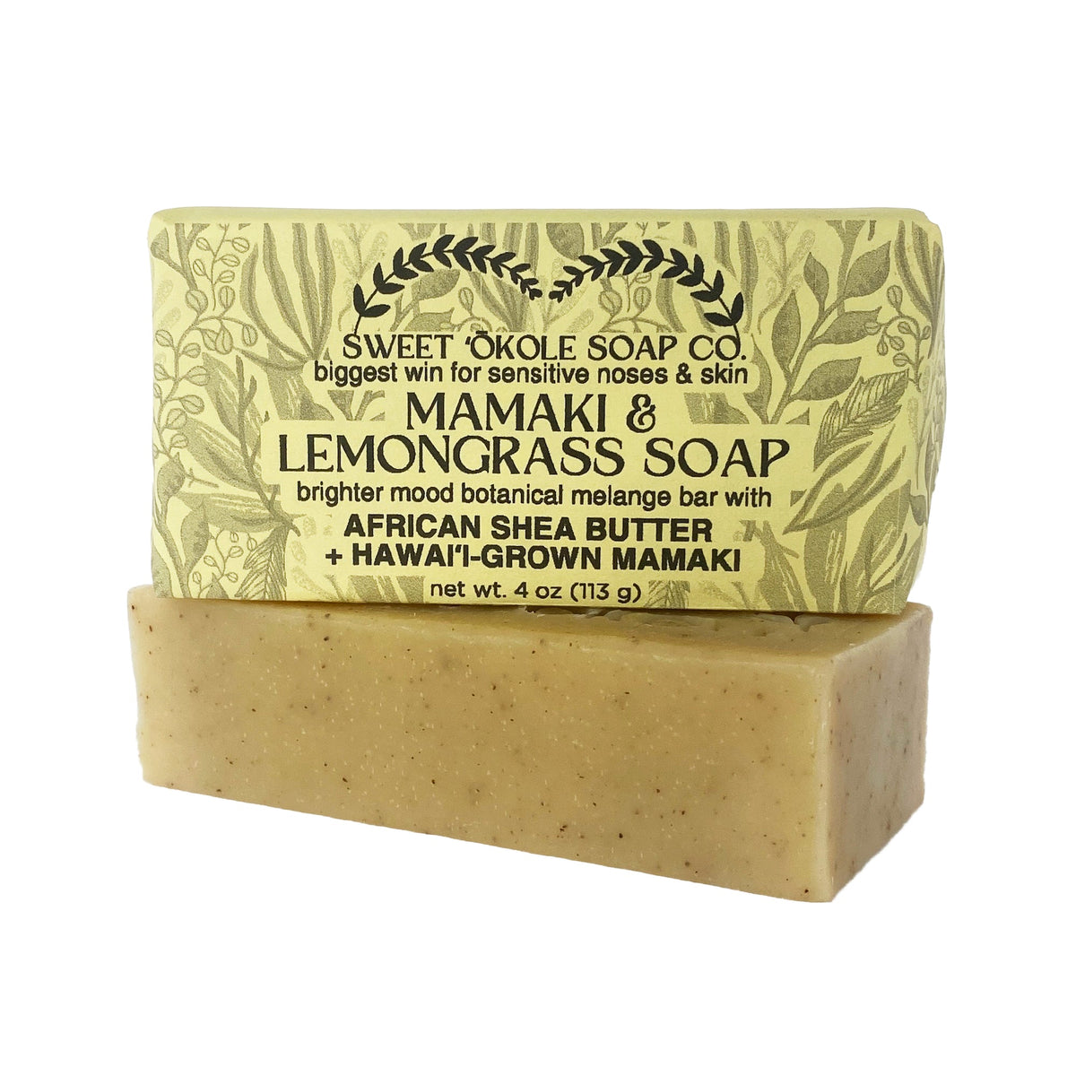 Mamaki & Lemongrass Handmade Soap | 4 oz