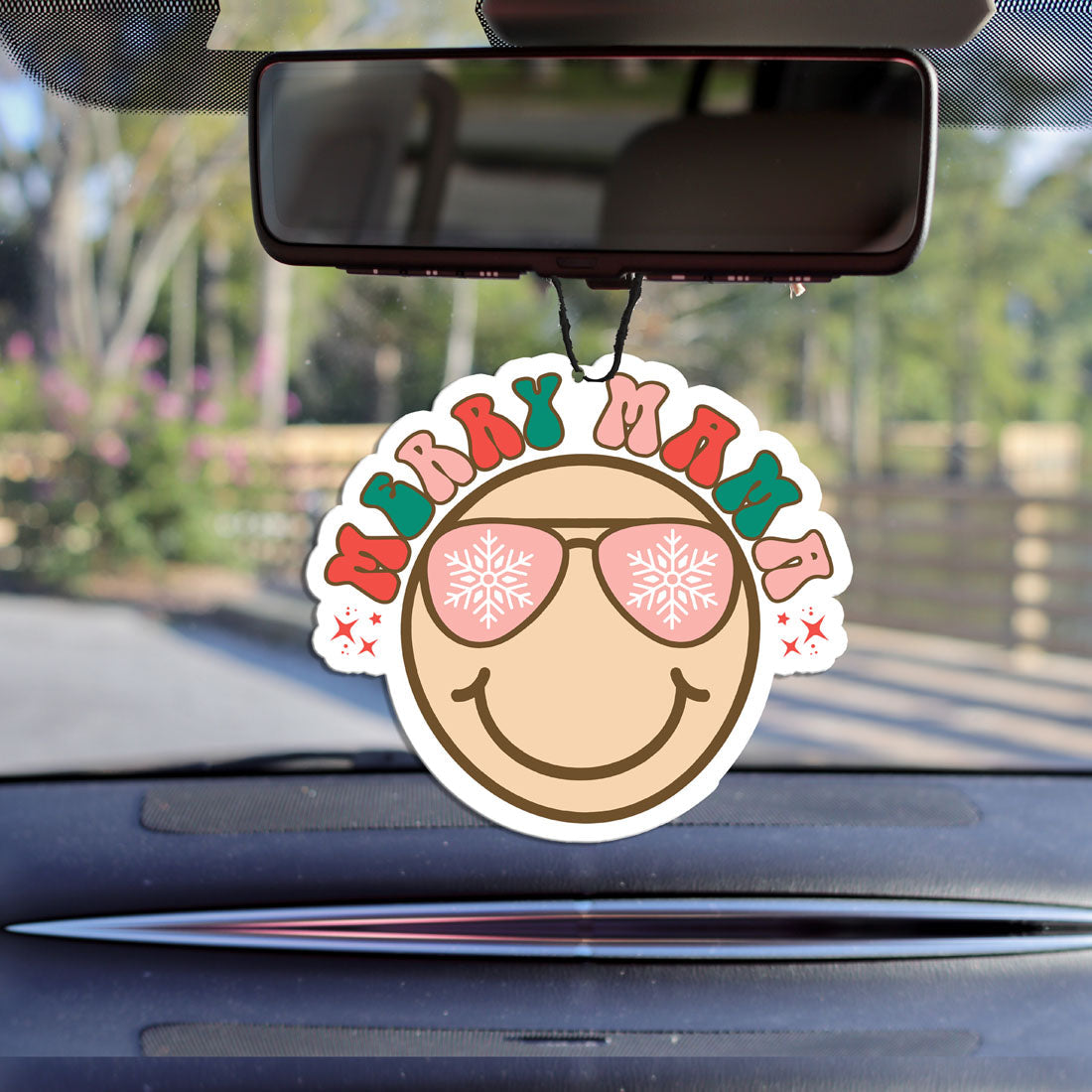 Merry Mama Christmas Car Air Freshener