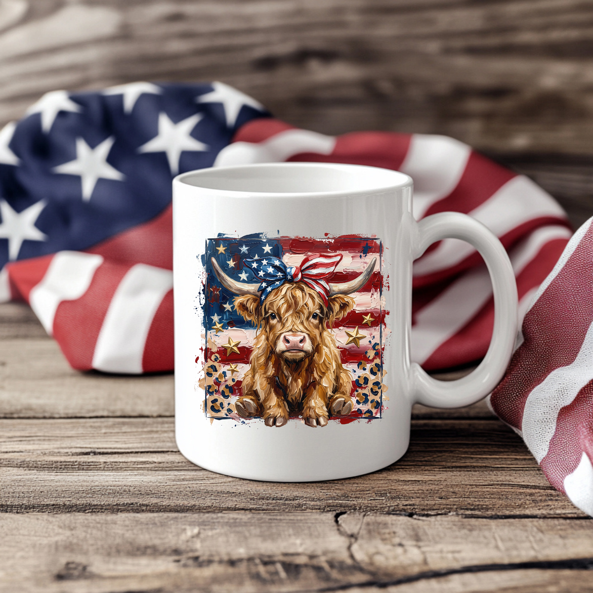 Patriotic by Heart Highland by Nature Coffee Mug