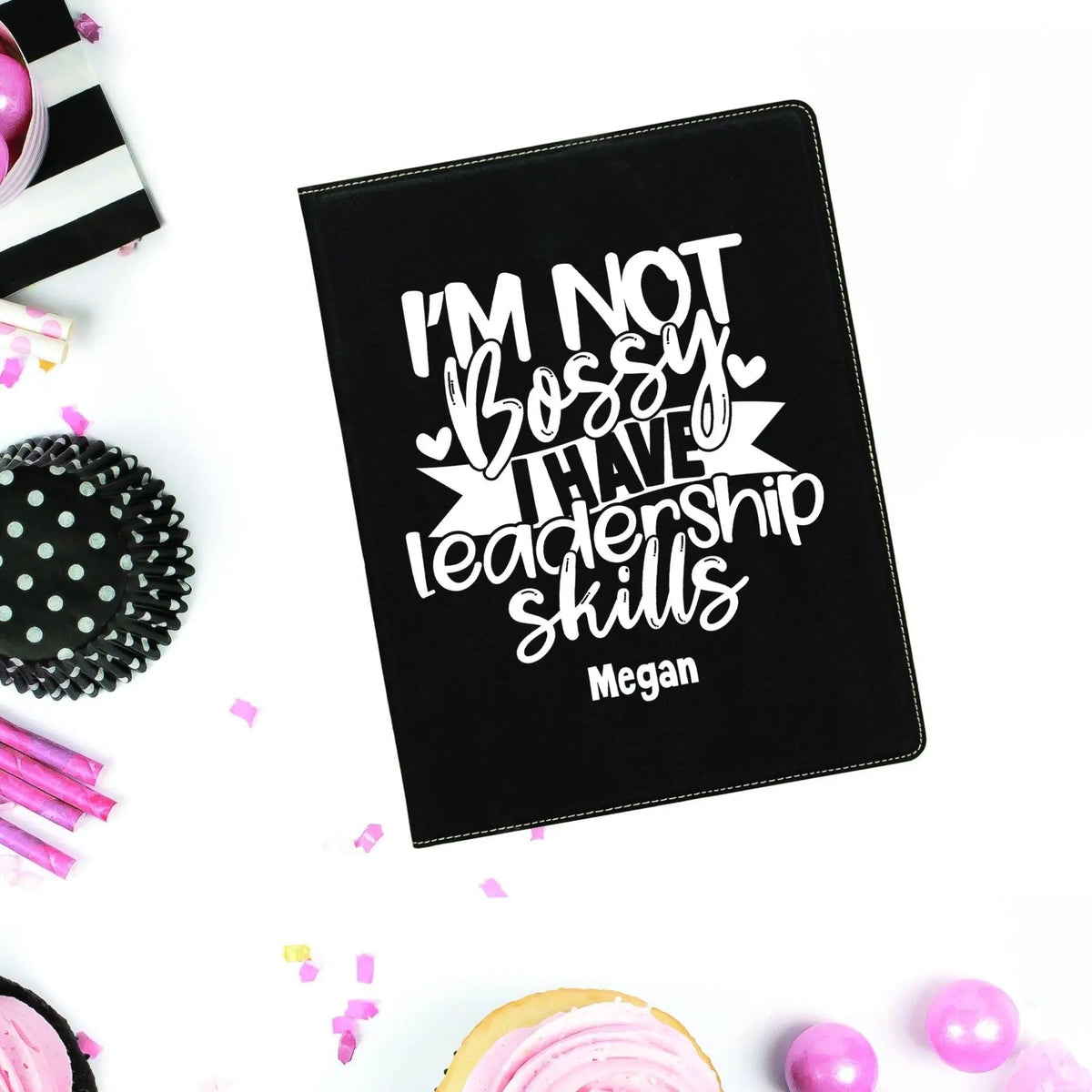 I’m Not Bossy Personalized Notepad Portfolio