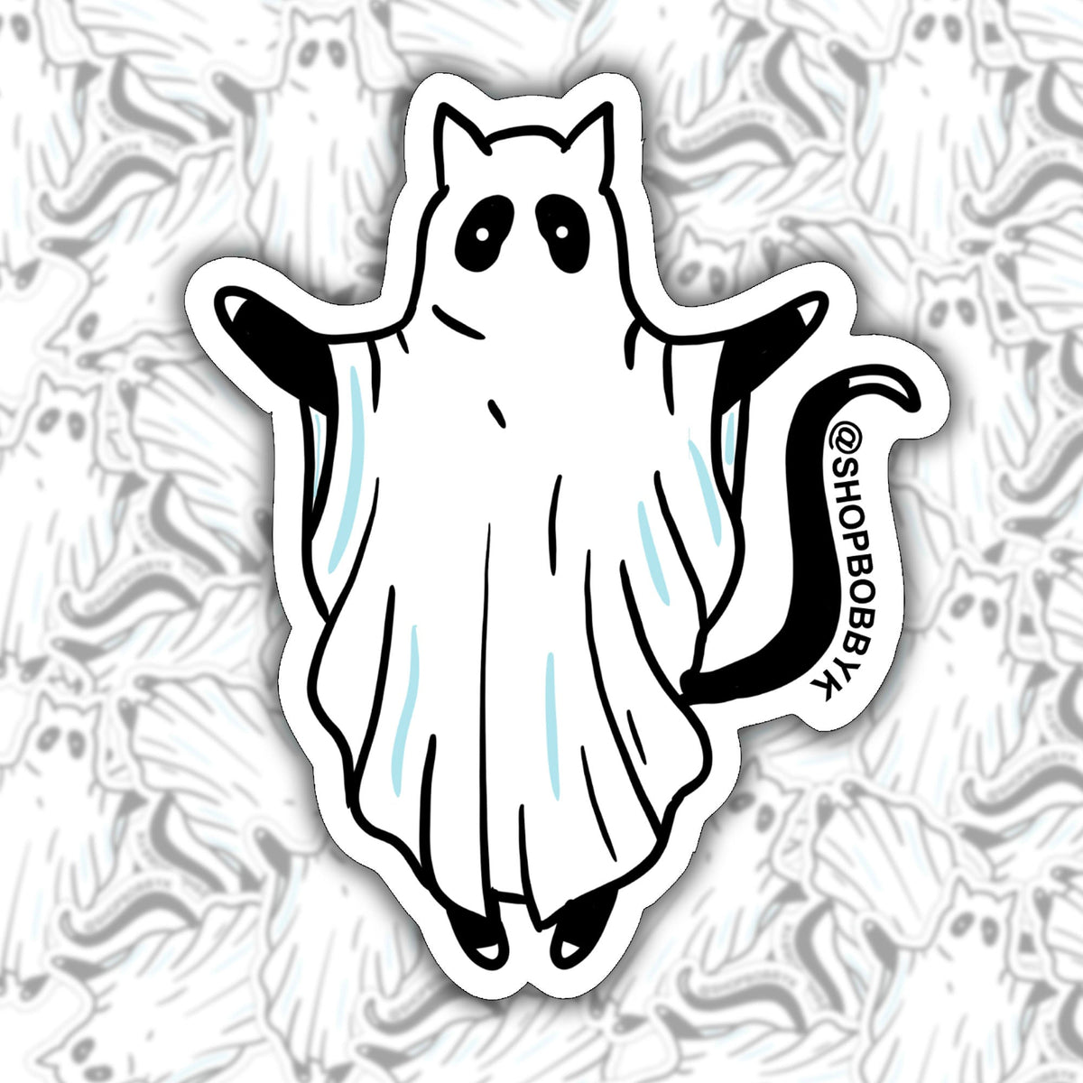 Ghost Cat Sticker Pack