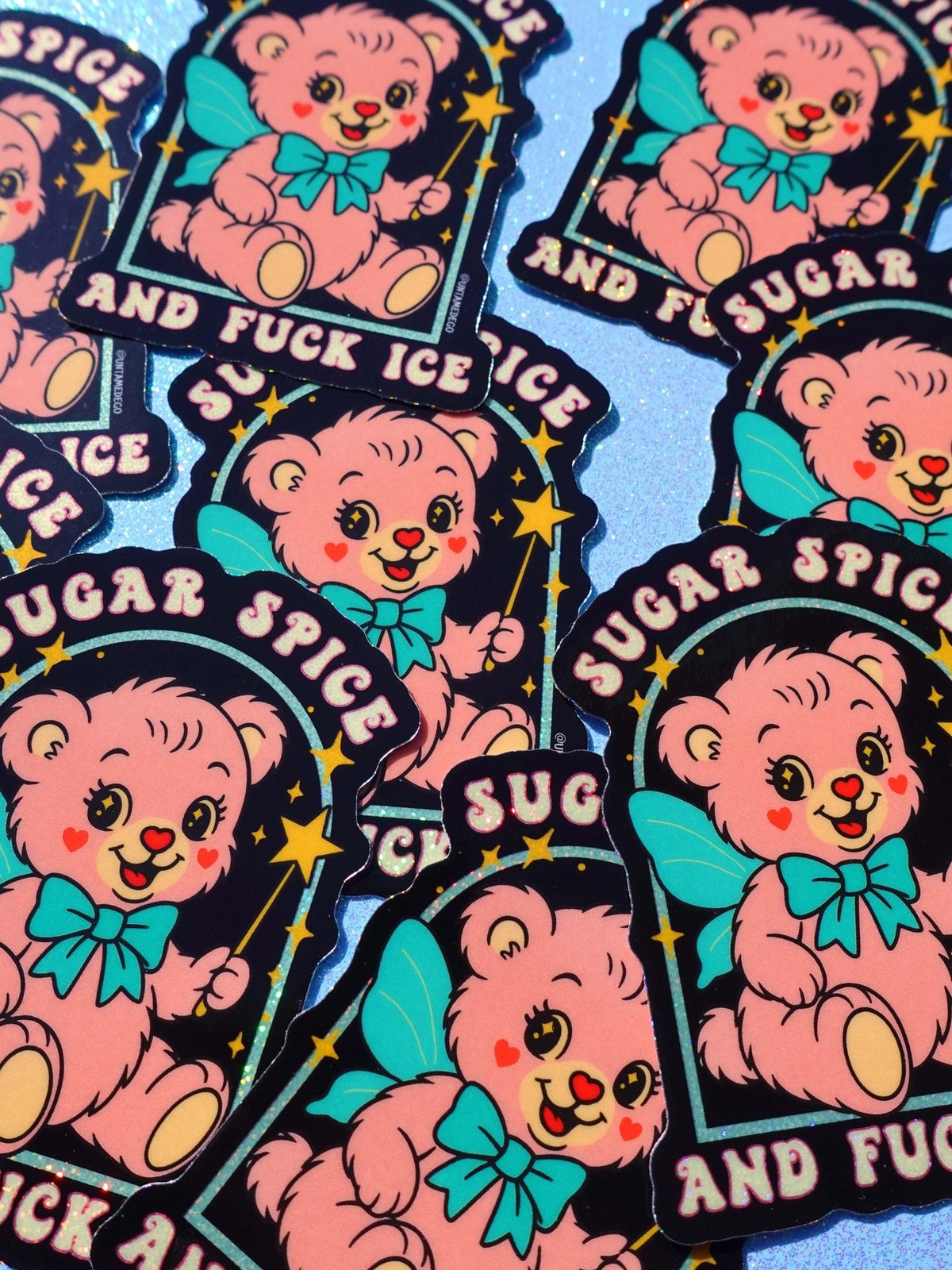 Sugar Spice and Fuck ICE Sticker