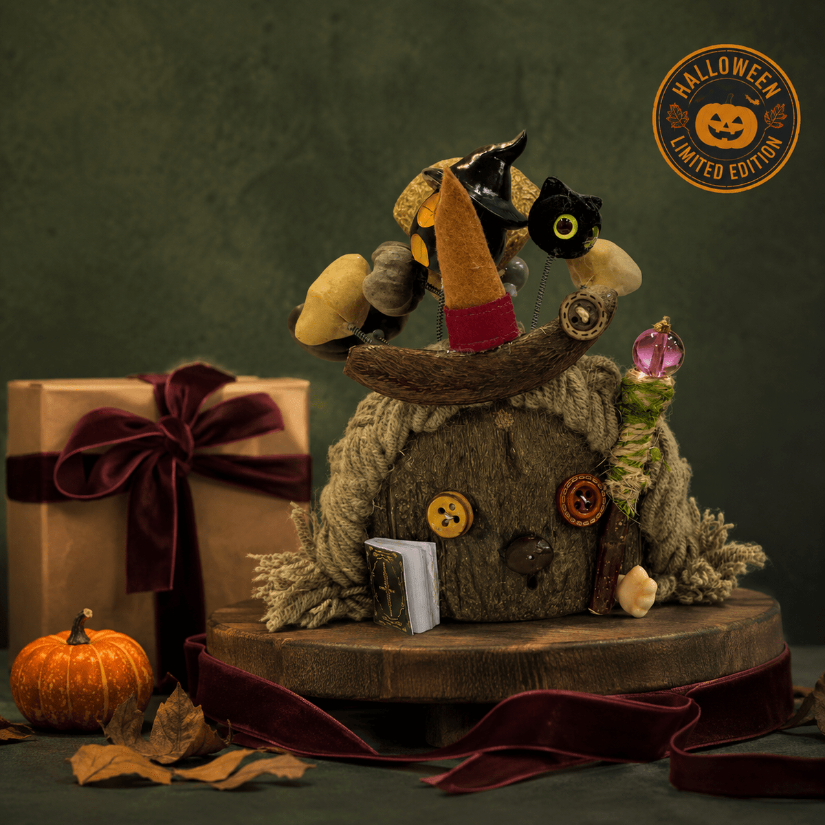 "The Forest Wizard" Seed Doll