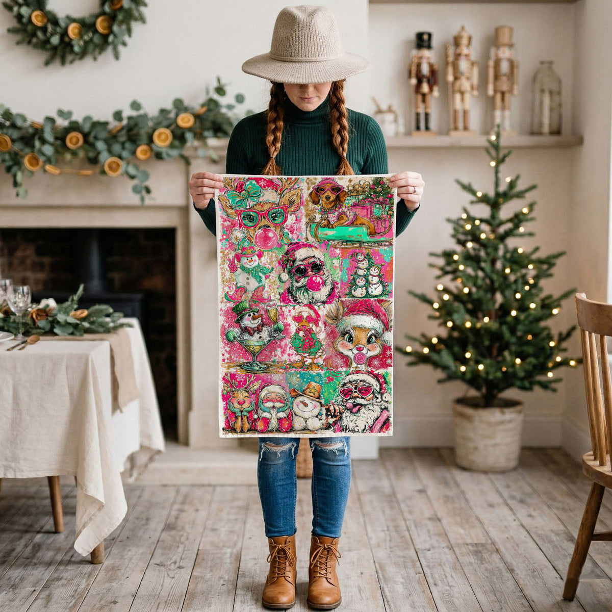 Merry Shenanigans Christmas Kitchen Towel