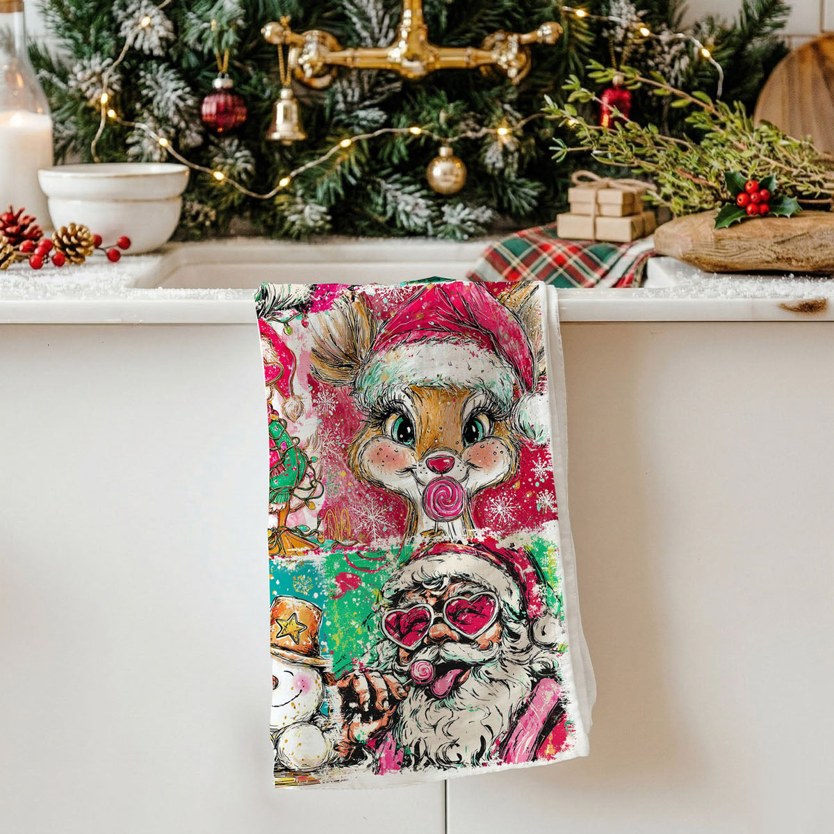 Merry Shenanigans Christmas Kitchen Towel