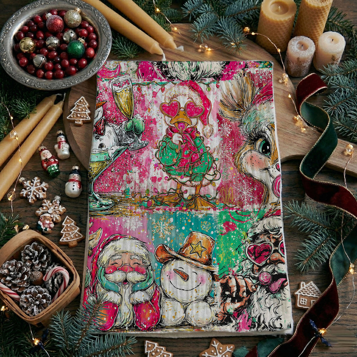Merry Shenanigans Christmas Kitchen Towel