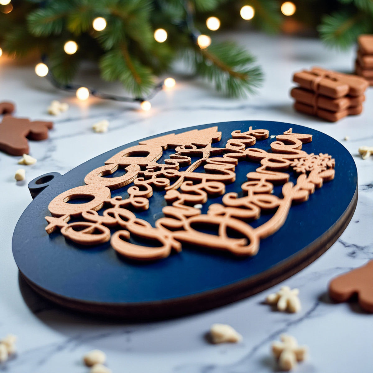Obsessive Christmas Disorder Wooden Ornament | 12 Colors