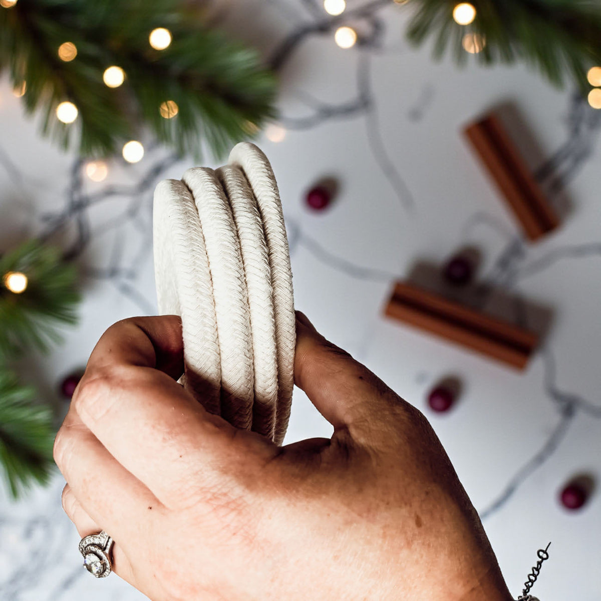 Handcrafted Braided Fabric Coasters