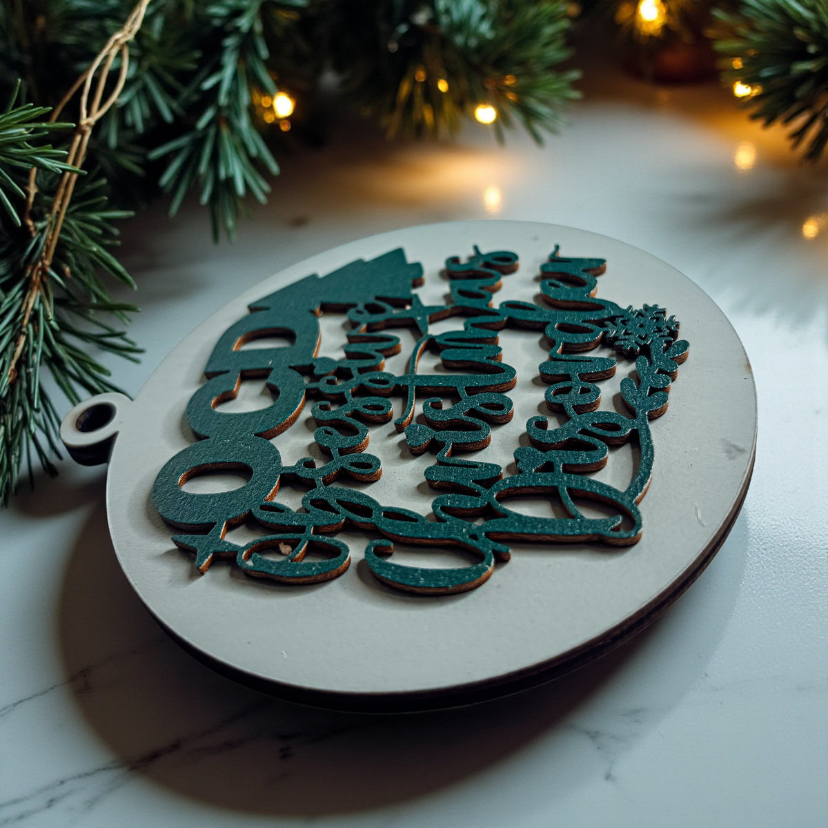 Obsessive Christmas Disorder Wooden Ornament | 12 Colors