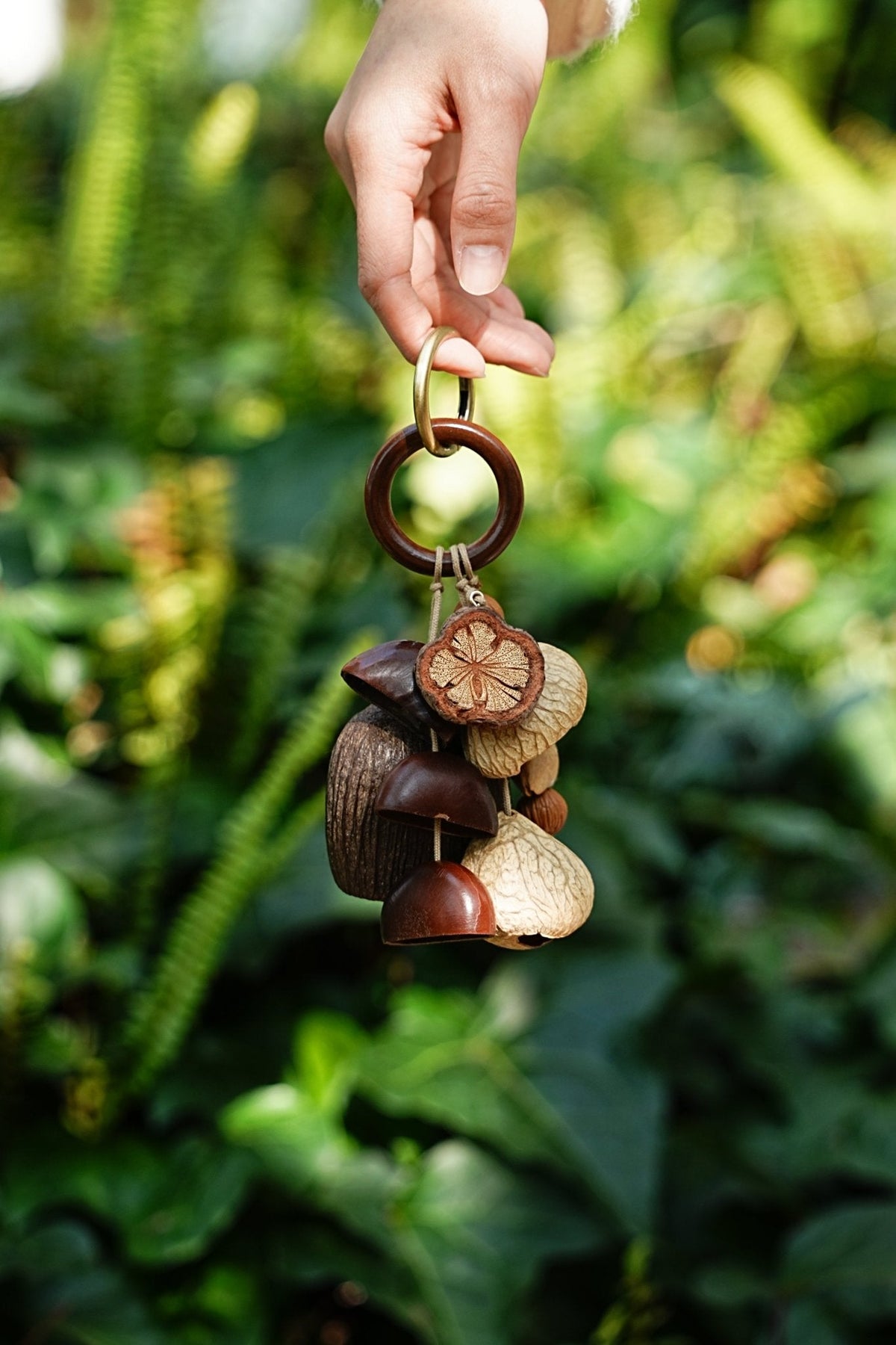 Forest Gathered Natural Seed Bag Charm