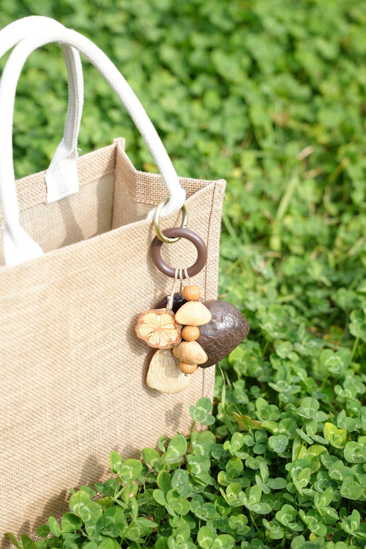 Forest Gathered Natural Seed Bag Charm