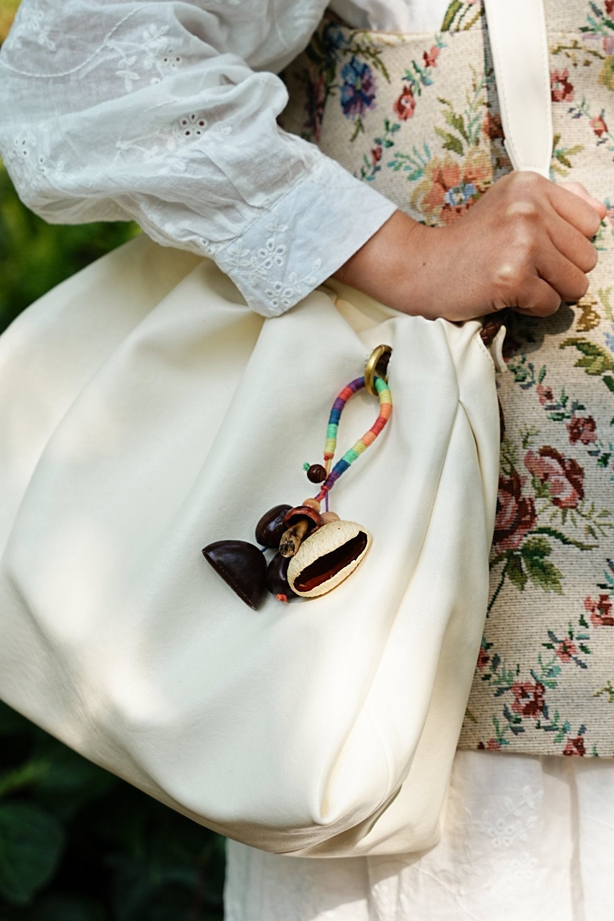 Rainbow Forager Natural Seed Bag Charm